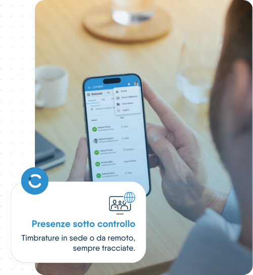 foto gestione badge corem
