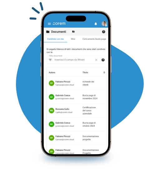 foto mobile documenti corem