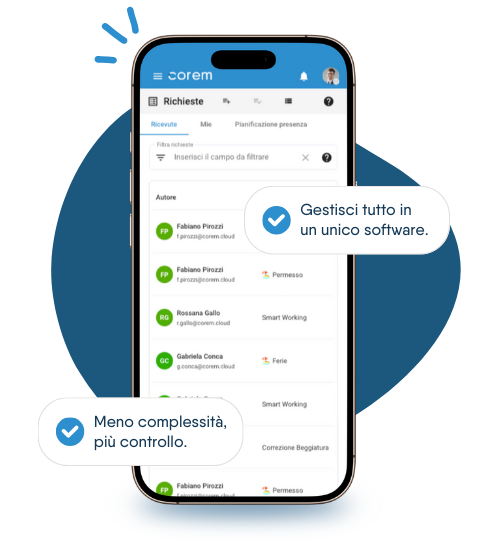 foto mobile punti forza corem