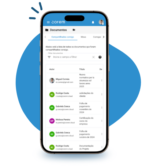 Dados e Documentos Pessoais