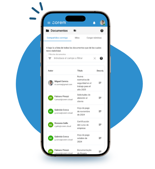 Datos y Documentos del Personal