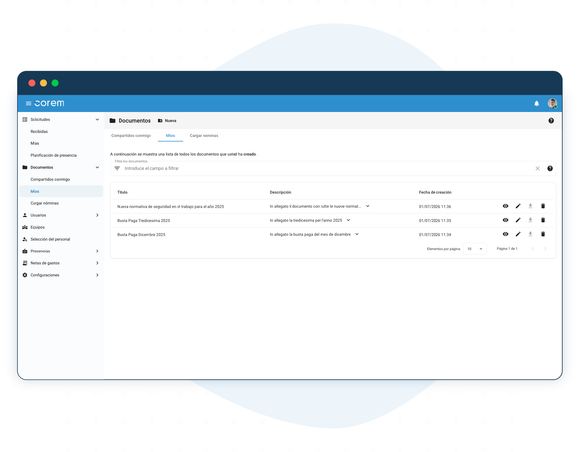 Gestion de Datos y Documentos