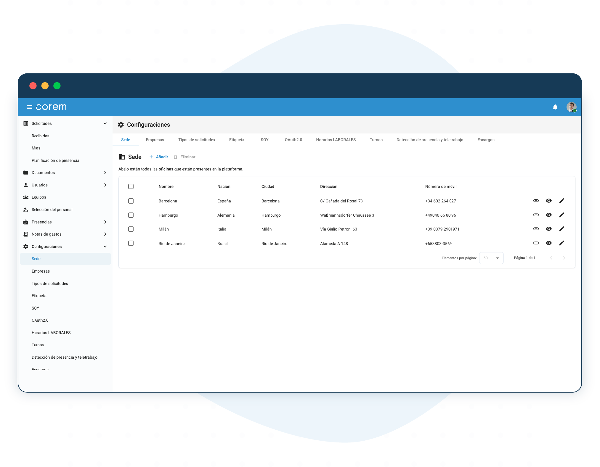 Gestion de empresas y oficinas