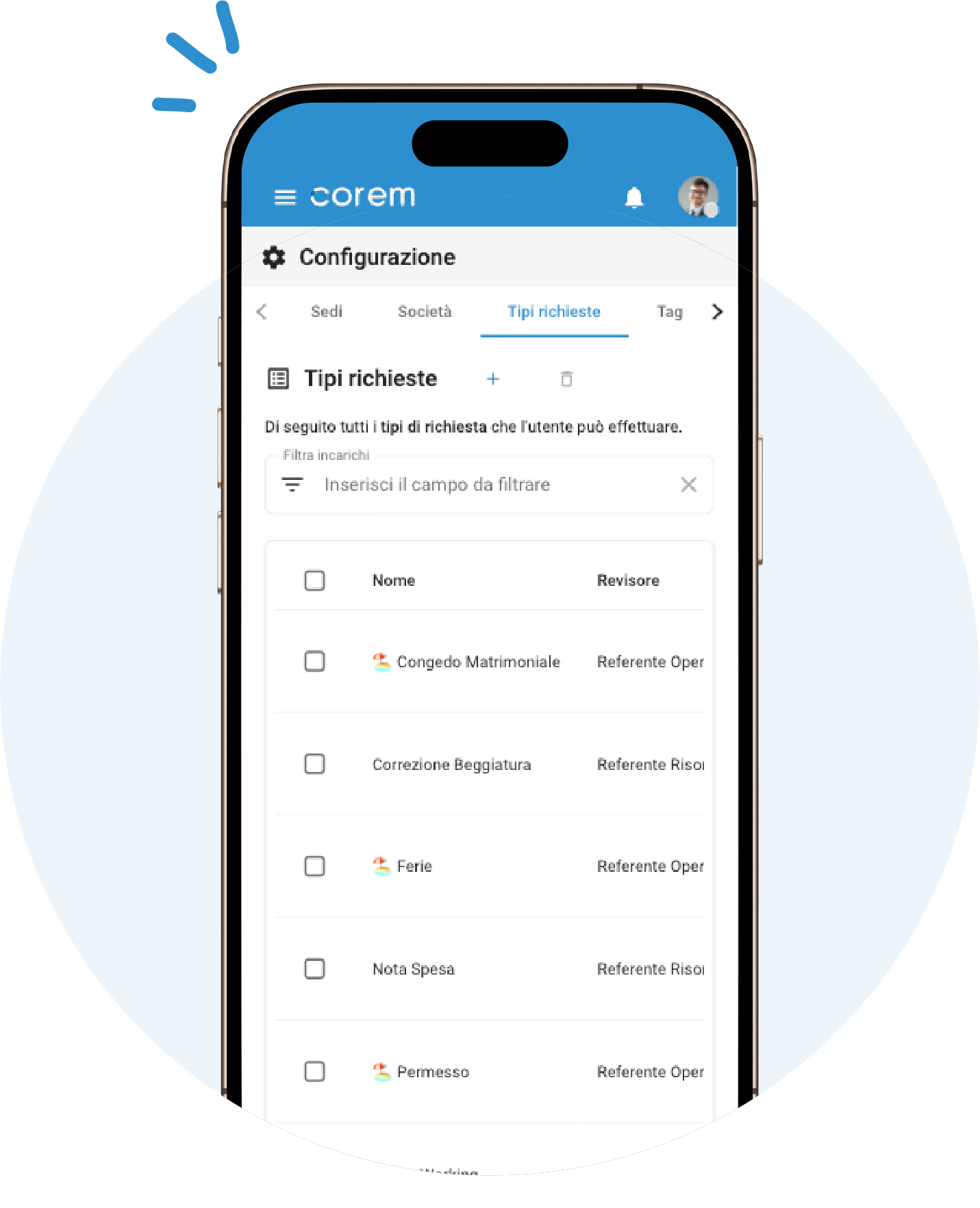 Personalizzazione Richieste