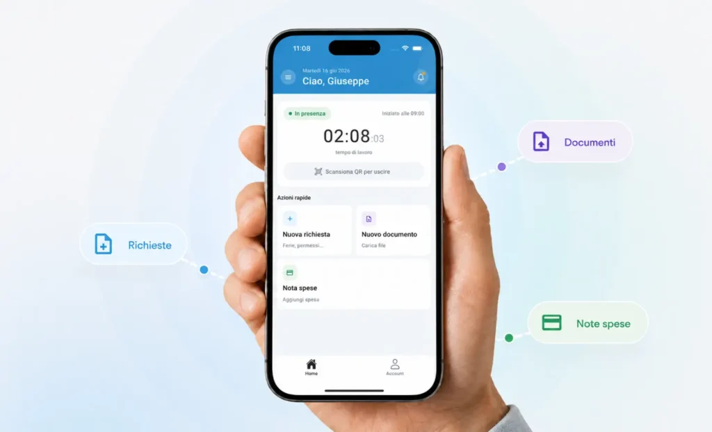 gestisci corem da App